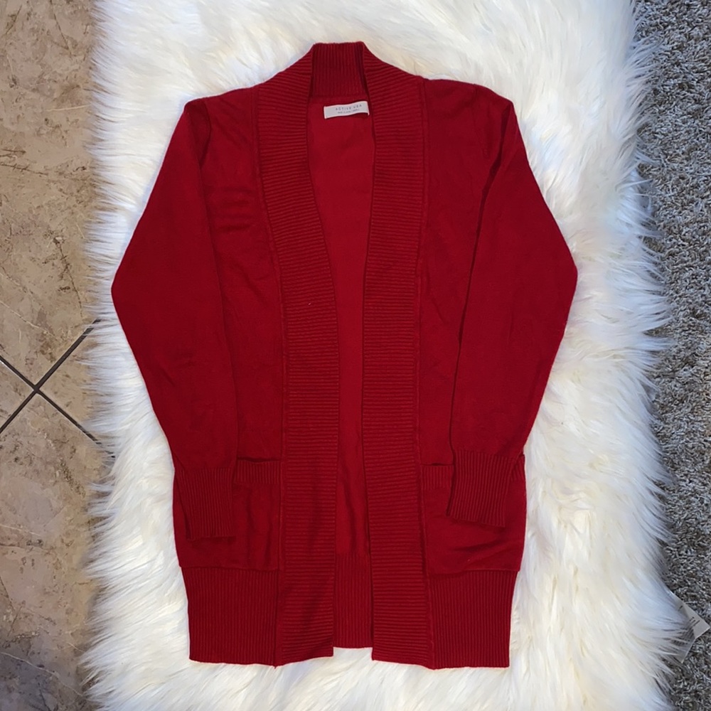 Red Cardigan - Picture 3 of 4